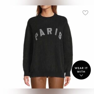 RD STYLE Odetta Ribbed Paris Sweater